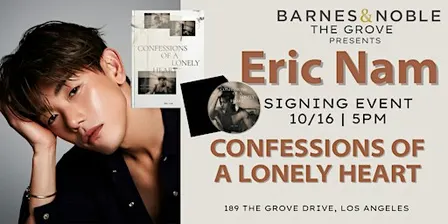 Eric Nam celebrates CONFESSIONS OF A LONELY HEART at B&N The Grove