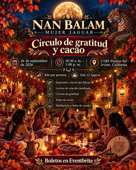 Círculo de Gratitud y Cacao  Nan Balam