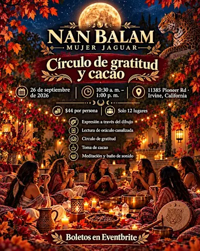 Círculo de Gratitud y Cacao Nan Balam