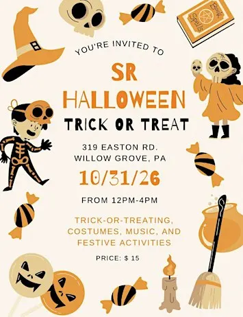 SR Sensory Gym’s Halloween Trick-or-Treat & Play