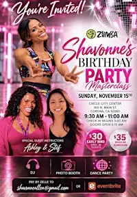 Shavonne’s Birthday Party Masterclass!