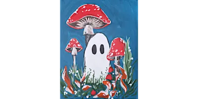 Ghost Among the Mushrooms - Paint and Sip in Indianapolis | Classpop!™