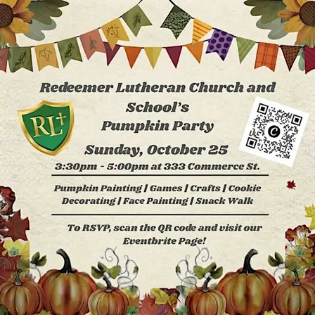 Redeemer Lutheran School and Church's Pumpkin Party