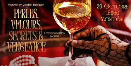 Meurtre et mystère à Montréal : Perles, Velours, Secrets & Vengeance