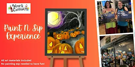 Fishers Paint and Sip- Midnight Pumpkin Patch