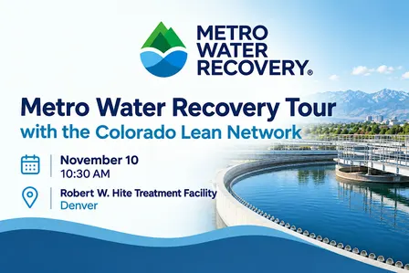 Metro Water Recovery Tour with the Colorado Lean Network