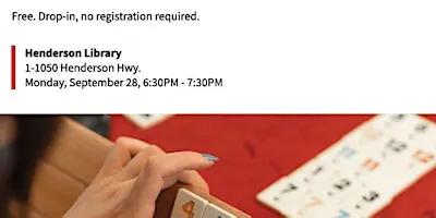 Rummikub at Henderson Library