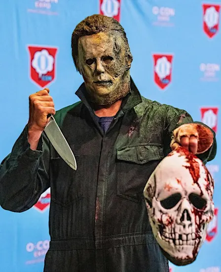 Douglas Tait Photo Op in Costume (Michael Myers in Halloween Kills)