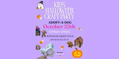 Halloween Costume & Craft Party: Adopt-a-furry friend