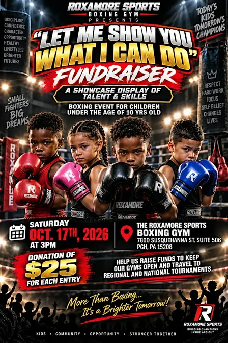 "Let Me Show You What I Can Do" Boxing Showcase for kids 10 & under