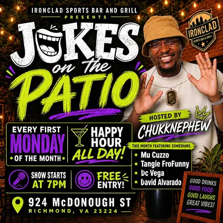 Jokes on the patio