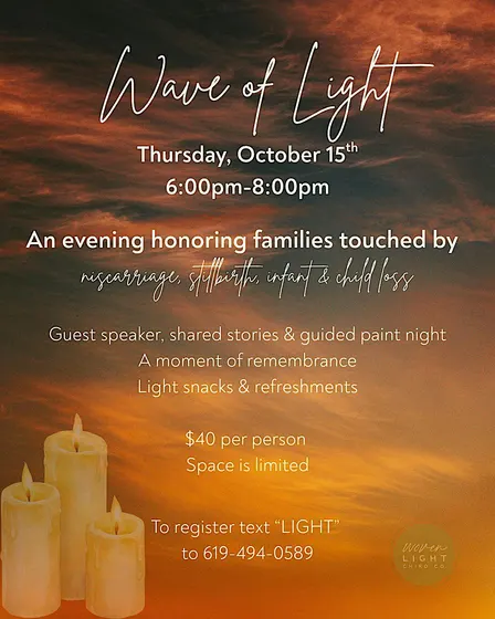 Wave of Light & Paint Night: A Remembrance Evening