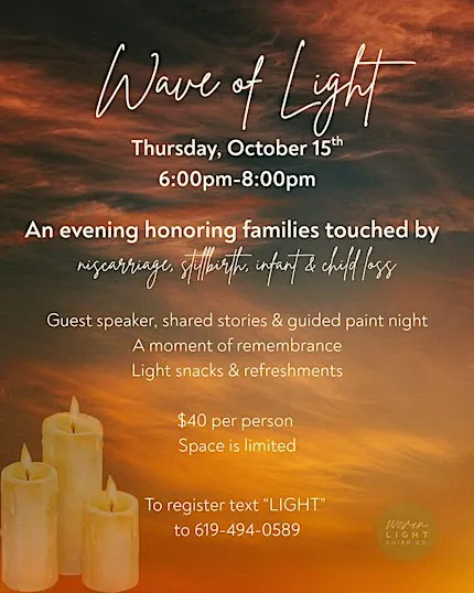 Wave of Light & Paint Night: A Remembrance Evening