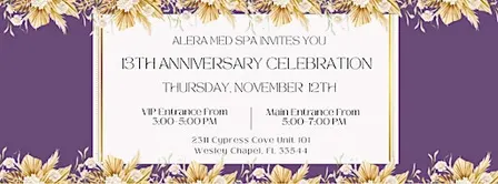 Alera Med Spa 13th Anniversary Celebration