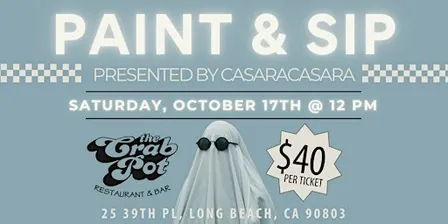 Paint and Sip at the Crab Pot