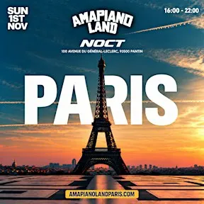 AMAPIANOLAND - Amapiano & Afrobeats Halloween Festival in Paris