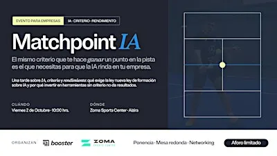 Matchpoint IA : IA, criterio y rendimiento en la empresa