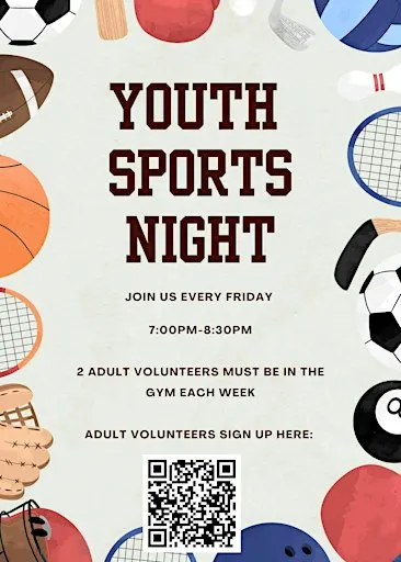 Youth + Missionary Sports + Game Night