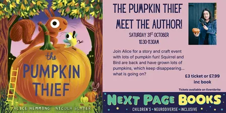 The Pumpkin Thief - Story and Craft event with Alice Hemming