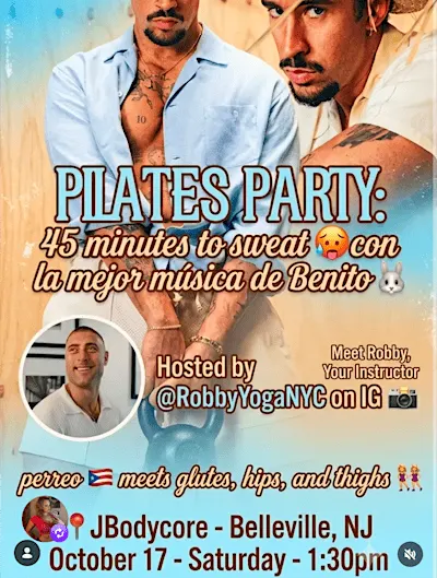 JCore: 10/17: Reggaeton Pilates Party