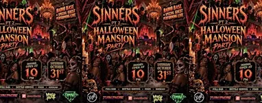 RADIO BASE + DYMONDRNC : SINNERS HALLOWEEN MANSION PARTY LOS ANGELES OCT 31
