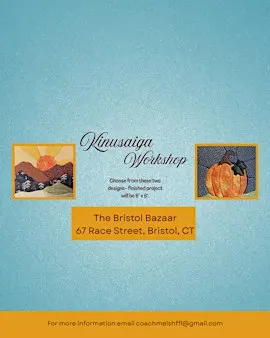 Kinusaiga (painting with fabric) Workshop