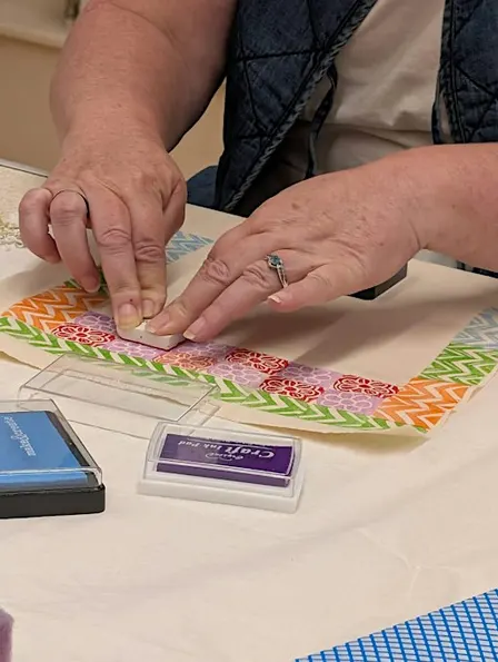 Pebble Painting & Making Rubber Stamps