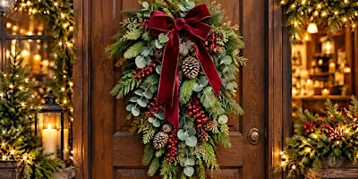 Christmas Door Swag Workshop and Cream Tea at Lakeside Cafe