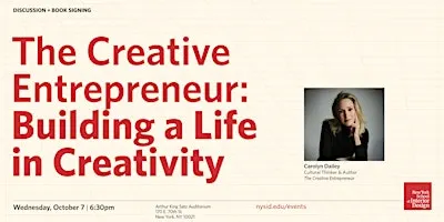 The Creative Entrepreneur: Building a Life in Creativity