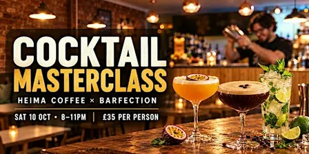Cocktail Masterclass at Heima Coffee with Barfection