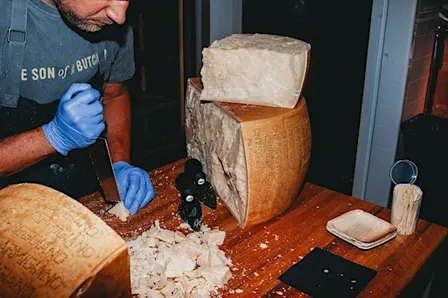 Parmigiano Reggiano Cracking at The Son of a Butcher