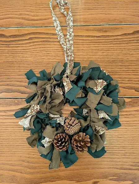 Stress Busting - Nature Crafts and Fabric Wreaths