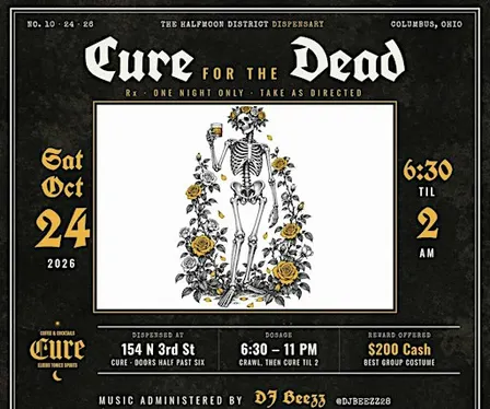 Cure for the Dead: Halloween Bar Crawl