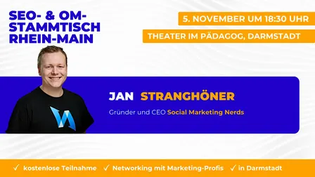 SEO- & OM-Stammtisch Rhein-Main im November 2026