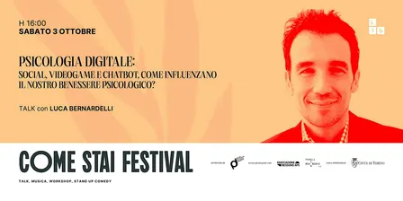 Talk con Luca Bernardelli | COME STAI FEST