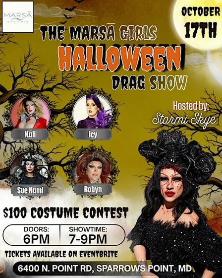 The Marsa Girls Halloween Drag Show