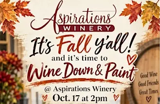 Wine Down & Paint in Clearwater | Fall Vase Painting