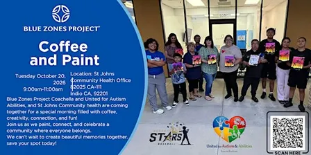 BZP-Coachella Coffee and PAINT with United 4 Autism abilities