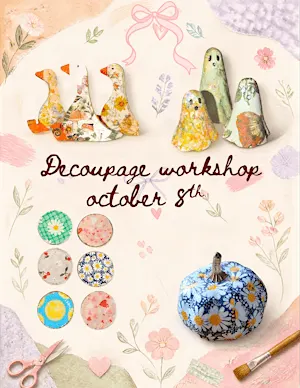 Autumn Decoupage Craft Night @ Connecticut Valley Brewing Company