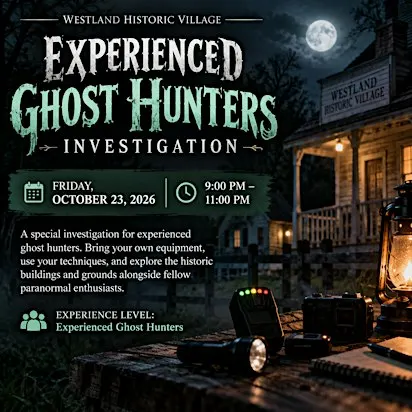 Experienced Ghost Hunters Investigation