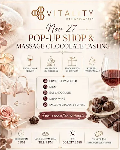 Vitality Wellness Pop-up Shop