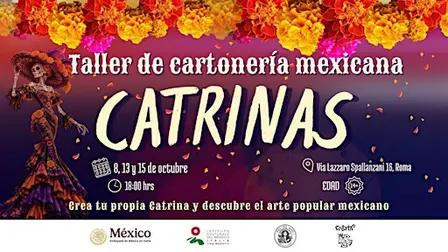 Taller de cartonería mexicana CATRINAS