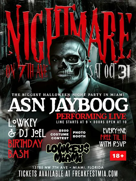 Halloween Night: ASN Jay Boog Live
