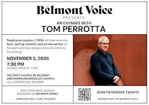 The Belmont Voice Presents: An Evening with Tom Perrotta