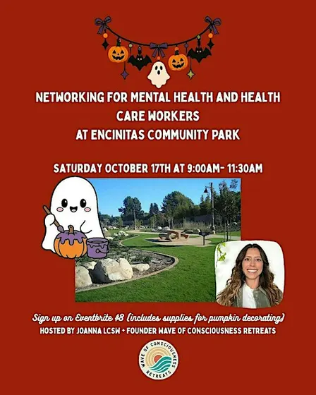 Networking for Mental Health and Healthcare Workers- Pumpkin Painting