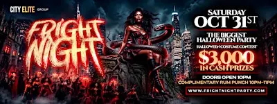 Fright Night NYC Halloween Party 2026 – $3,000 Costume Contest