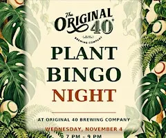 Plant Bingo Night