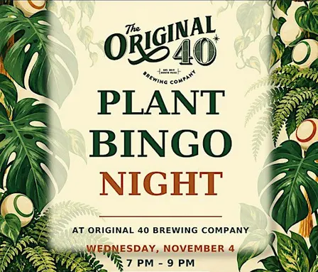Plant Bingo Night