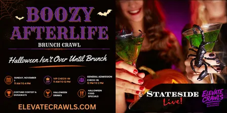 Boozy Afterlife Brunch Crawl