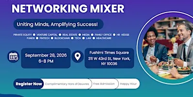 Networking Mixer | Private Equity | Venture Capital | Law | Fintech